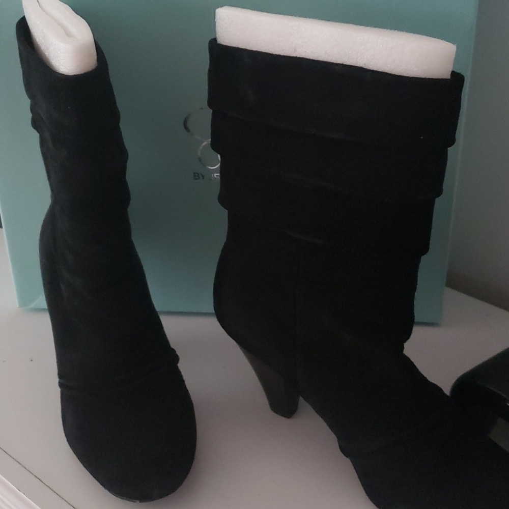 Jessica Simpson suede booties